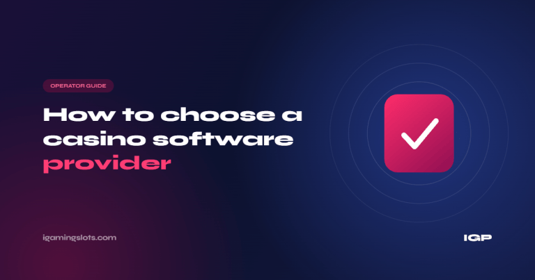Dark guide cover: how to choose a casino software provider