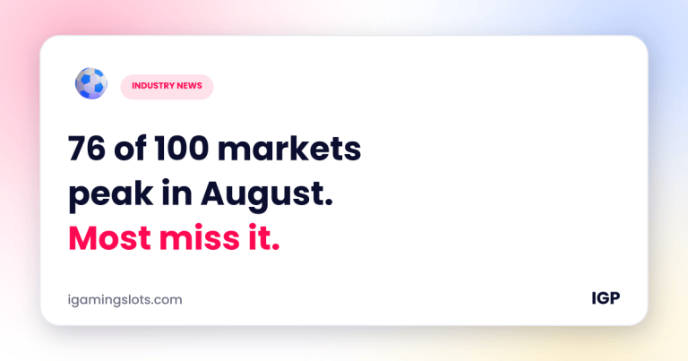 Light cover for news on sportsbook seasonality and the August demand peak